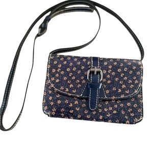 Patricia Nash Floral Navy Crossbody Bag